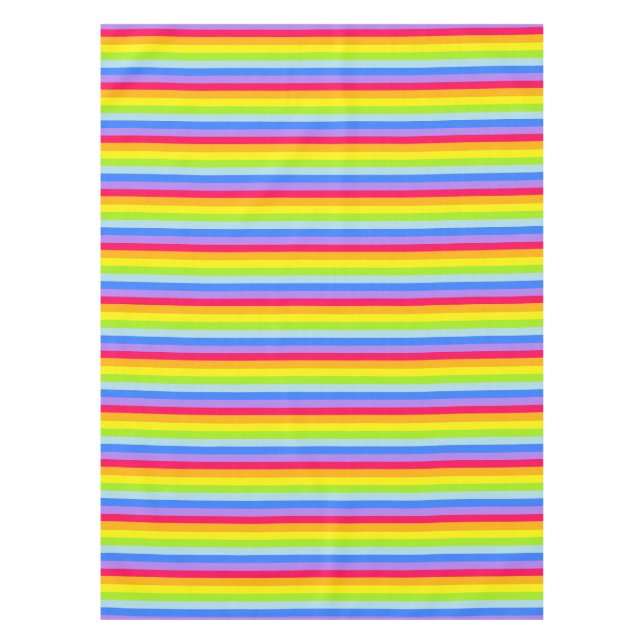 Tablecloth rainbow stripes (Front)