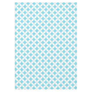 Tablecloth repeat circle white custom colour