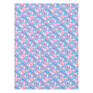 Tablecloth repeat Easter bunny custom colour