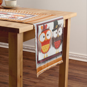 Tablecloth Runner Happy Thanksgiving Day