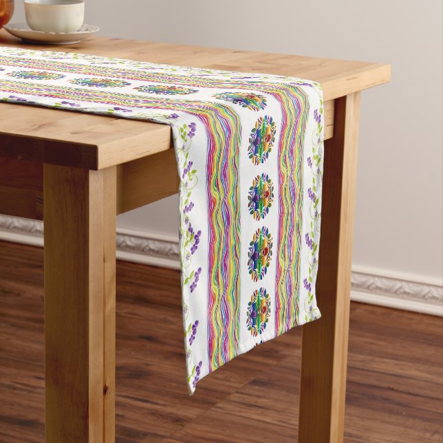 Tablecloth Runner Stripe (In Situ)
