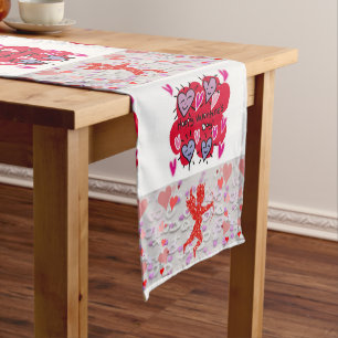 Tablecloth Runner Valentines