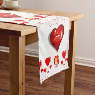 Tablecloth Runner Valentines