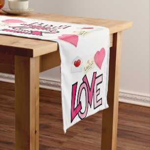 Tablecloth Runner Valentines