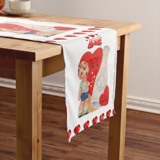 Tablecloth Runner Valentines (In Situ)