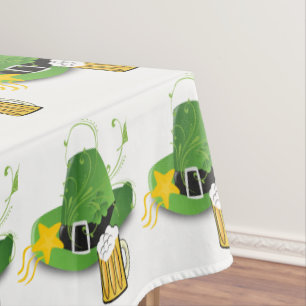 Tablecloth Saint Patrick's Day Hats Beer