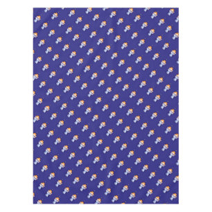 Tablecloth star angels praying blue