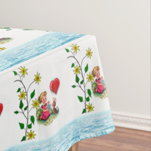 Tablecloth Valentine's Day