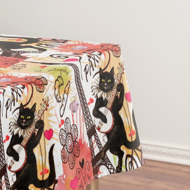 Tablecloth Valentine's Day Paris France (In Situ)