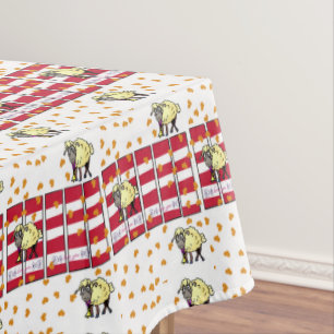 Tablecloth Valentine's Day Sheep