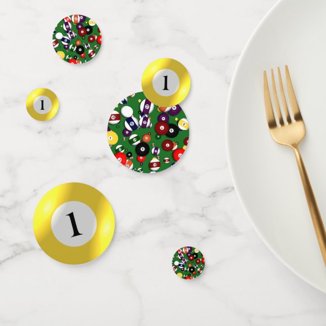 Tablefetti - Billiards and 1 Ball Confetti (Group)