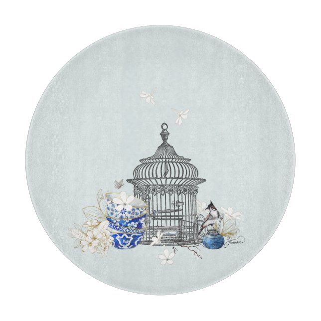 TableNotes by Bulbul - glass cutting board (Front)