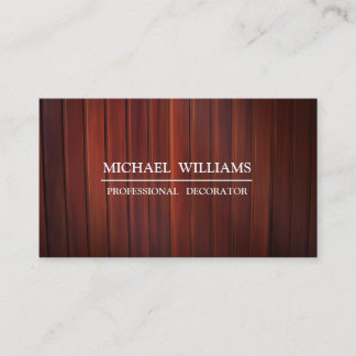 TABLES DE BROWN MADERA BUSINESS CARD