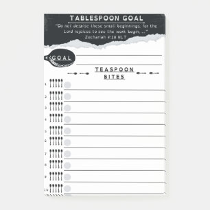 Tablespoon Goals List Post-it Notes