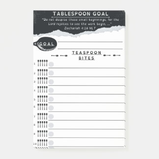 Tablespoon Goals List Post-it Notes