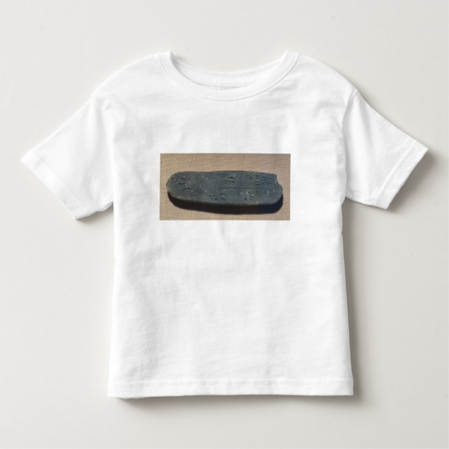 Tablet inscribed in 'Linear B'  sheep Toddler T-Shirt (Front)