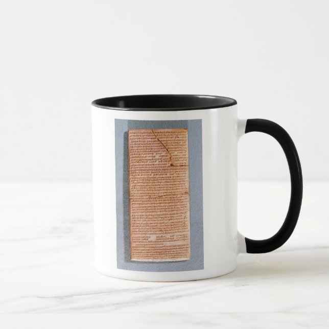 Tablet relating the ritual sacrifices mug (Right)