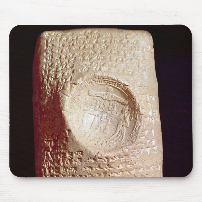 Tablet with cuneiform inscription mouse pad (Front)
