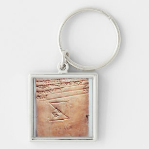 Tablet with cuneiform script, c.1830-1530 BC Key Ring