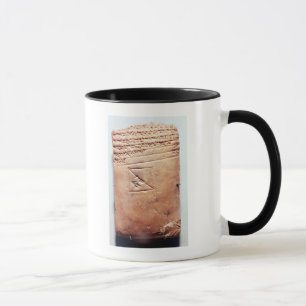 Tablet with cuneiform script, c.1830-1530 BC Mug