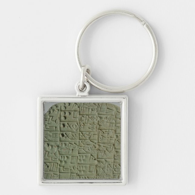 Tablet with cuneiform script key ring (Front)