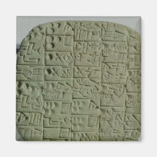 Tablet with cuneiform script magnet