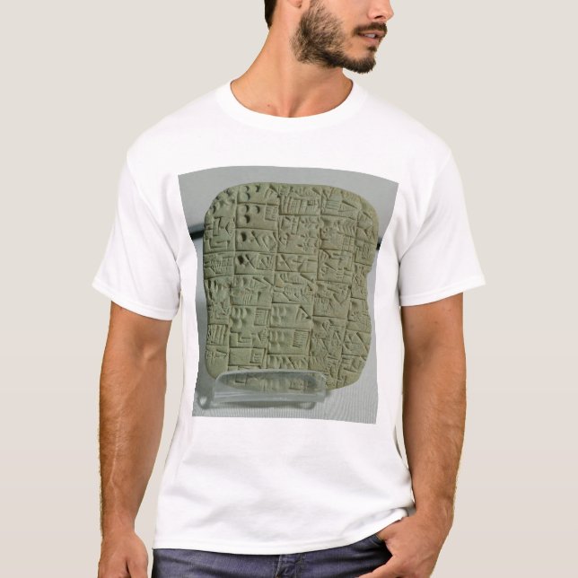 Tablet with cuneiform script T-Shirt (Front)