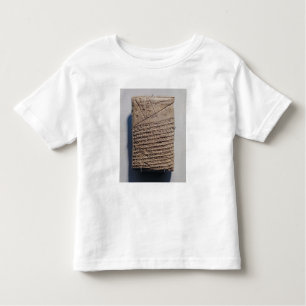 Tablet with fourteen lines of a mathematical text toddler T-Shirt