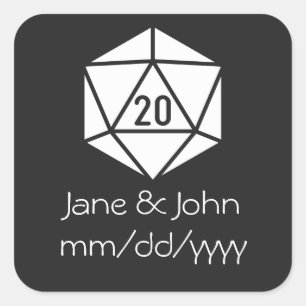 Tabletop Chic in Black Sticker