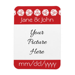 Tabletop Chic in Cherry Save-the-Date Magnet
