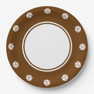 Tabletop Chic in Chocolate Paper Plate