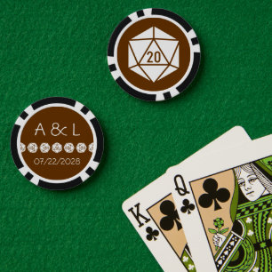 Tabletop Chic in Chocolate Poker Chips