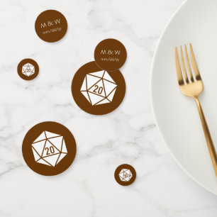 Tabletop Chic in Chocolate Table Confetti