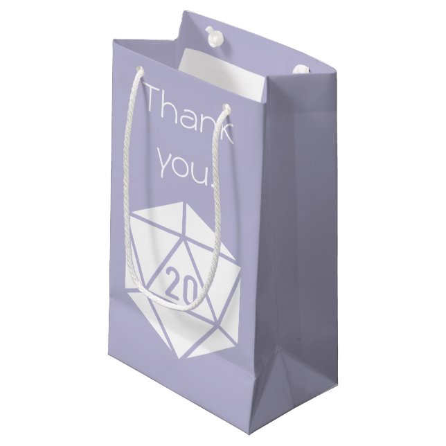 Tabletop Chic in Lavender Gift Bag (Front Angled)