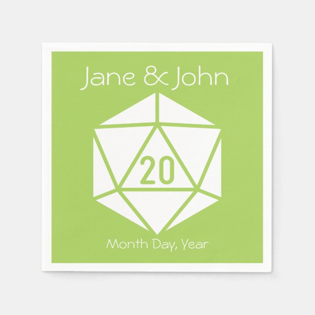 Tabletop Chic in Peridot Napkins (Front)
