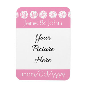 Tabletop Chic in Petal Pink Save-the-Date Magnet