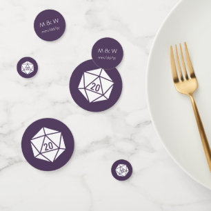Tabletop Chic in Purple Table Confetti