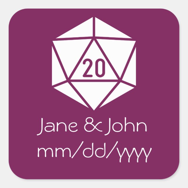 Tabletop Chic in Wine Sticker (Front)