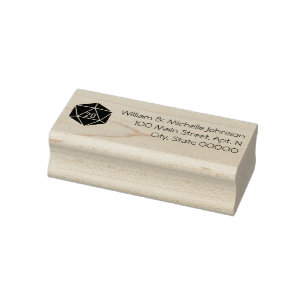 Tabletop Chic Wooden Address Stamp