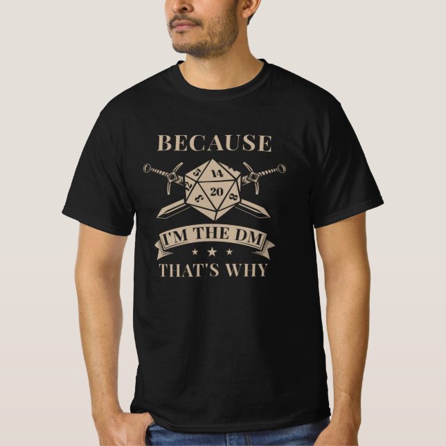 Tabletop Game Master Roleplay T-Shirt (Front)