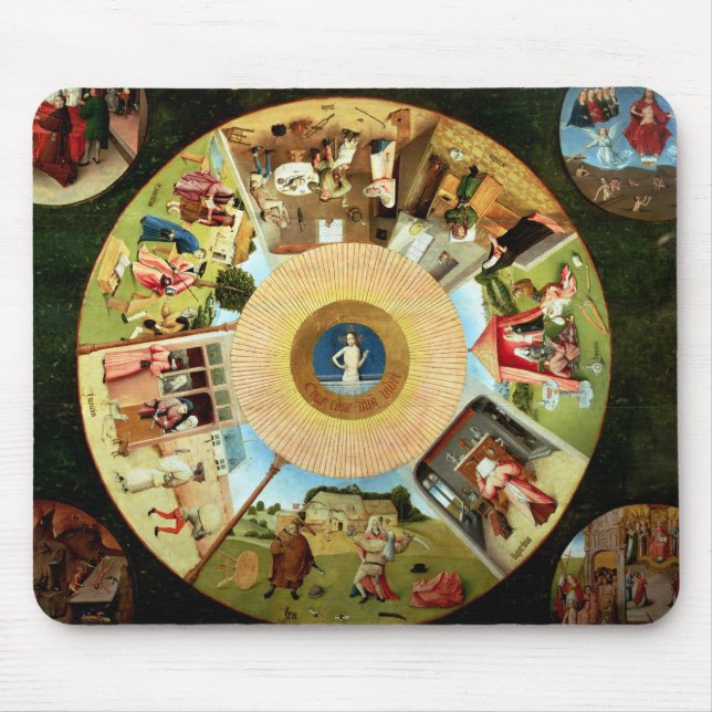 Tabletop of the Seven Deadly Sins Mouse Pad (Front)