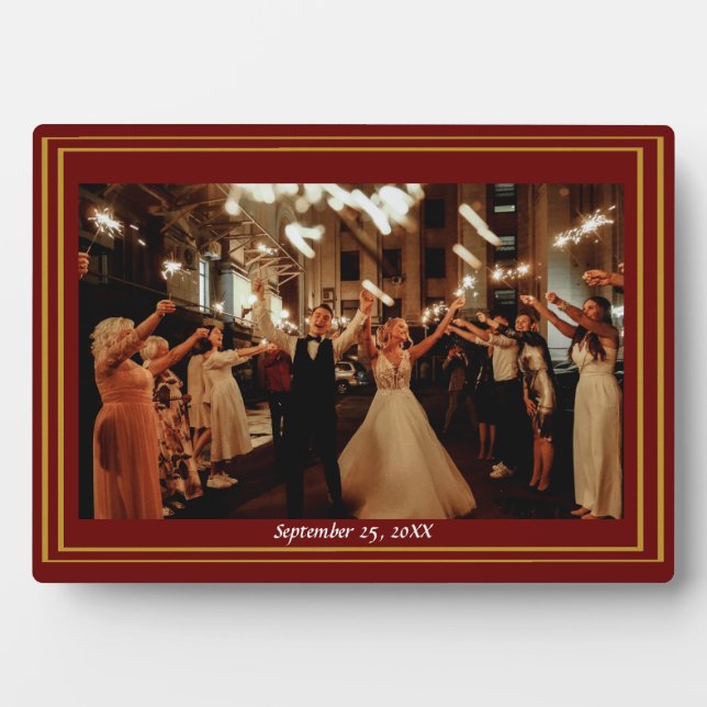 Tabletop Photo Plaque with Easel (Front)