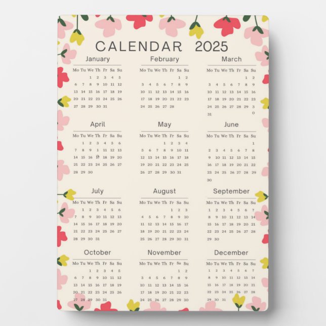 Tabletop Plaque with Easel (Front)