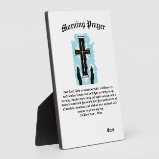 Tabletop Plaque with Easel : Prayer