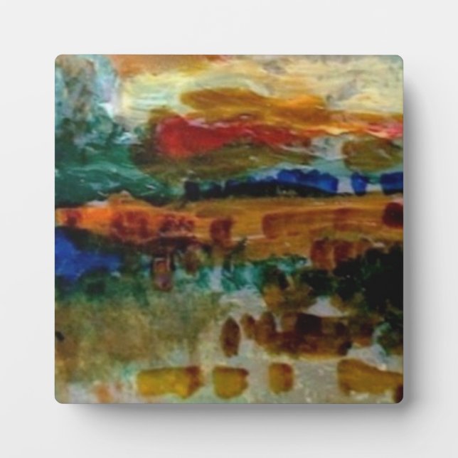 Tabletop Plaque with easel/rich scenery! (Front)