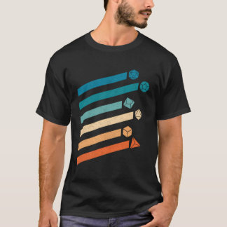 Tabletop Rpg Dice Retro Vintage Dice Shirt