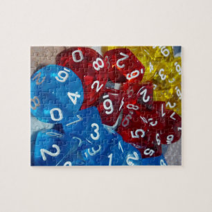 Tabletop RPG PNP Fantasy Role Player Dice Sets Jigsaw Puzzle