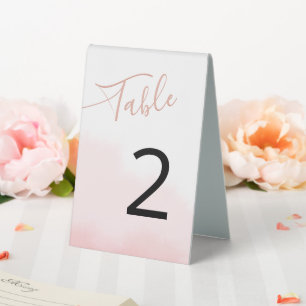 Tabletop signs for bride shower.