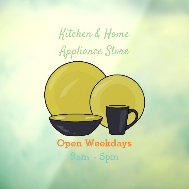 Tableware set cartoon illustration (Sheet 3)