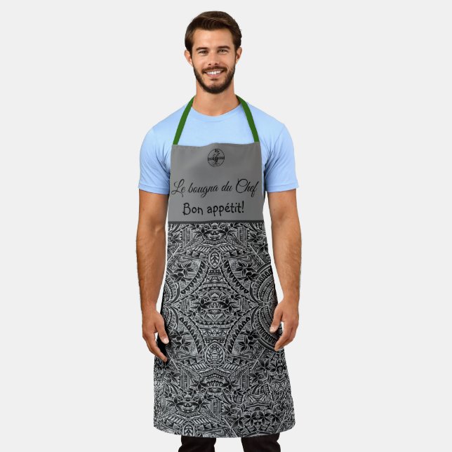 Tablier Motif Tribal Apron (Worn)